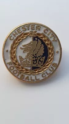 £10 • Buy Genuine Vintage Chester City FC Football Club Supporters Enamel Badge Pin