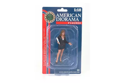 Dealership Female Salesperson 1:18 Scale American Diorama 76310 Lady Figure 4   • $8.59