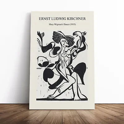 Mary Wigmans Dance By Ernst Ludwig Kirchner Canvas Wall Art Print Framed Picture • £24.95