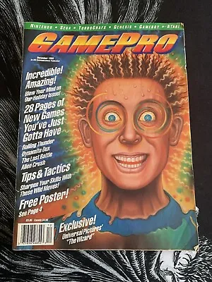 GamePro Magazine Issue 5 December 1989 Rolling Thunder Alien Crush Dynamite Dux • $50