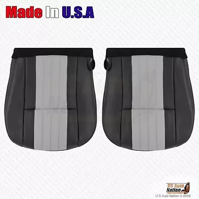 2003 Ford F150 Harley Davidson Driver-Passenger Bottom Leather Cover Black/Gray • $213.27