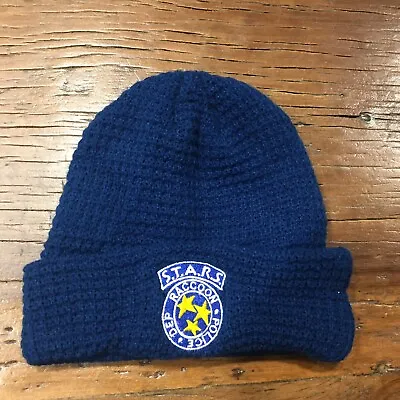 Youth Kids Beanie Blue Resident Evil STARS Raccoon City Police Loot Crate  • $18.99