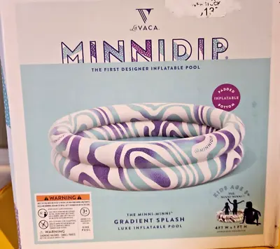 NEW LUXE Minnidip Pool Gradient Splash Mini Pool Designer Inflatable Outdoor • $45