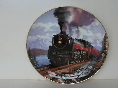 Canadian Pacific Loco Ceramic Plate. • £6