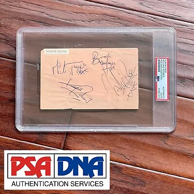 ROLLING STONES * PSA * AUTOGRAPHS Jagger Jones Richards Watts SIGNED * Orbison • $2995