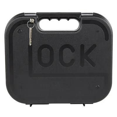 Glock OEM Lockable Single Handgun Gun Case W/ Bore Brush & Cleaning Rod CASE2929 • $45.99