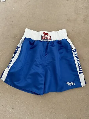 Lonsdale Thick Heavy Satin Boxing Shorts • £49.50