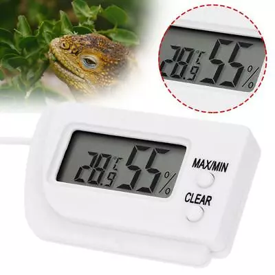 Memory Function LCD Digital Incubator Thermometer Hygrometer Remote Meter U52 • $15.29