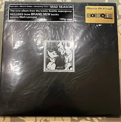 Mad Season ‎– AboveRecord Store Day Numbered Reissue Gatefold2013 • $100