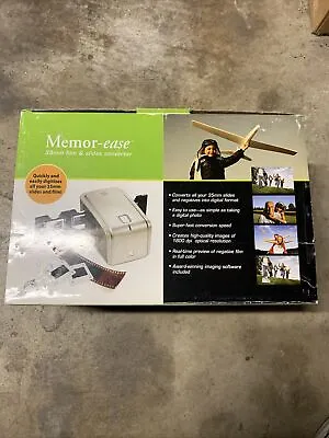 Memor-Ease Plus 35mm Camera Film & Slide Scanner Digital Converter NIB • $45