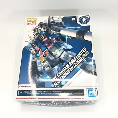 Gundam Base Limited RX-78-2 Gundam Ver.3.0 Clear Color MG 1/100 Bandai Japan • $90