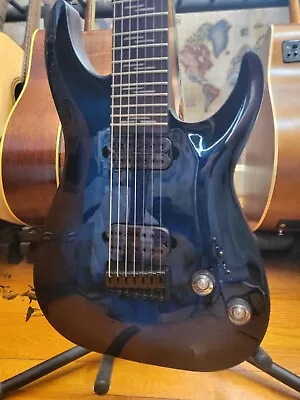 Schecter Omen Elite-7 Electric Guitar - See Thru Blue Burst  • $475