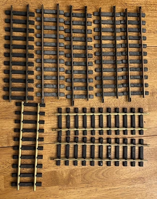 $9.99 • Buy 8 (eight) Pieces Used 12” (12 Inch) Aristocraft G Scale Track; See Details
