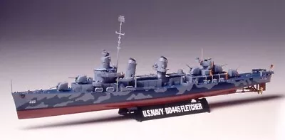 Tamiya 1/350 Scale U.S. Destroyer DD-445 Fletcher Model Kit (78012) • £27.99