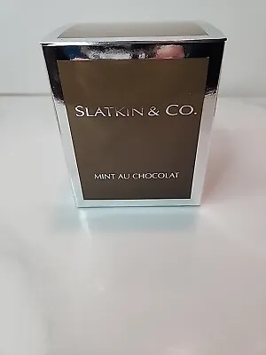 BRAND NEW IN BOX  Slatkin & Co. Mint Au Chocolat Candle 6 Oz - RARE Made In USA • $28