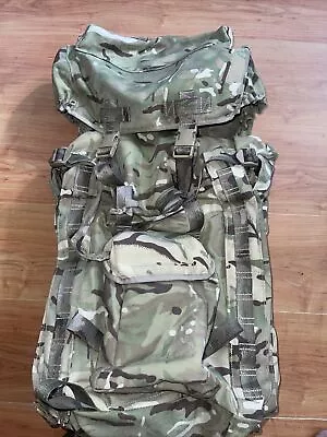 £69.99 • Buy British Army Issue Bergen Rucksack And Frame (inf) Short Convoluted Back MTP