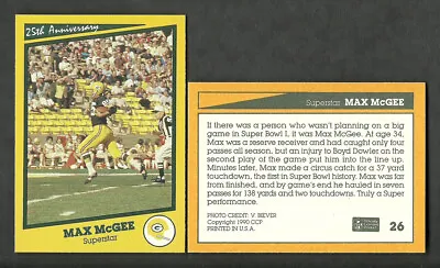 Max McGee 1966 Green Bay Packers Super Bowl I 1 25th Anniversary CCP Tulane • $3.99