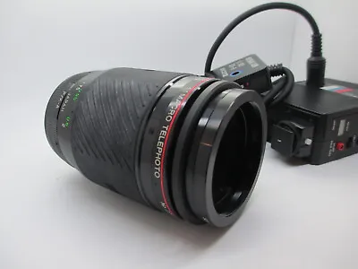 Pentax Vivitar Series 1 105mm F2.5 Manual Focus 1:1 Macro W/ Macro Flash Ring  • $259.50