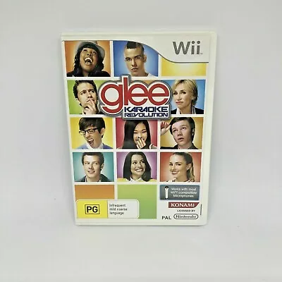 GLEE Karaoke Revolution ~ Nintendo Wii Complete Game  • $8