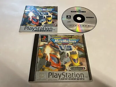 Micro Machines V3 | Platinum | Sony Playstation PS1 Game Complete With Manual  • £7.99