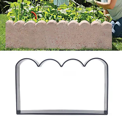 Garden Fence Molds Concrete Brick Courtyard Mould Plastic Cement DIY Molds Tool • $11.40