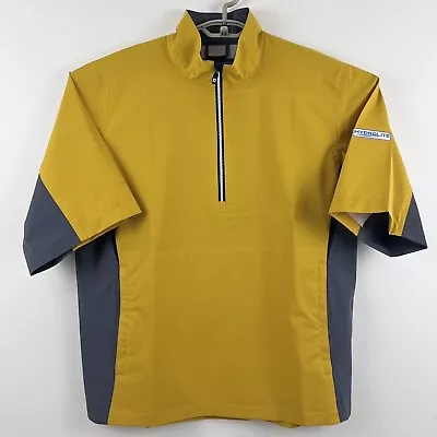 FootJoy DryJoys HydroLite Golf Shirt Rain Jacket Mens M 1/2 Zip Pullover • $77.60