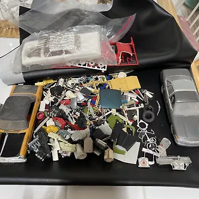 Assortment Of Model Car Junkyard Parts Many Engines • $18