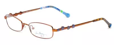 Vera Bradley KIDS Kacey Girl Reading Glasses Doodle Daisy Brown Blue Flower 46mm • $69.95