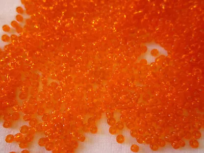 50g ~ 1600 Pcs Czech Glass Seed Beads 3mm Light Orange #2261-35 Aust Seller • $6.90