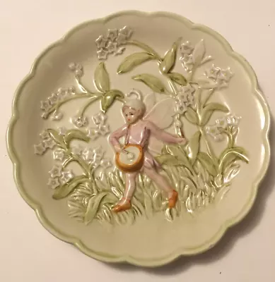 Andrea By Sadet J Willfred Plate Enchanted Woods Fairy Pixie Playing Drums 6 1/2 • $9.99