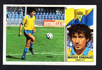 Jorge Magico Gonzalez - Cadiz Cf 1986-87 Card Liga Este Panini 86/87 Recovered • $70