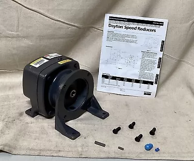 DAYTON 2Z932 Speed Reducer 57.5:1 Gear Ratio 30 RPM 0.5 HP Input Max Horizontal • $295