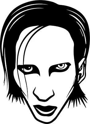 Marilyn Manson Vinyl Decal Sticker Antichrist Superstar Mechanical Animals  • $4.15