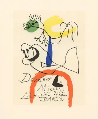 Joan Miro Lithograph Poster (printed By Mourlot) 12155k • $99.99