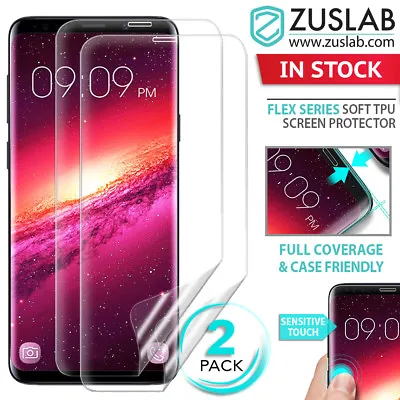 For Galaxy S8 S9 S9 Plus Genuine ZUSLAB Full Coverage TPU Screen Protector • $6.95