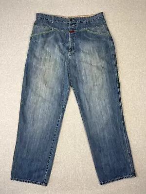 Vtg Marith Francois Girbaud Jeans Mens 42M 42x34 Blue Denim Baggy Streetwear • $57.87