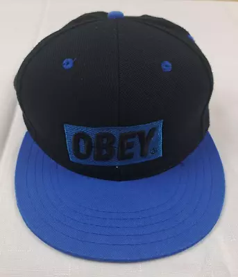 Obey Snapback Hat Cap Blue! • $14.95