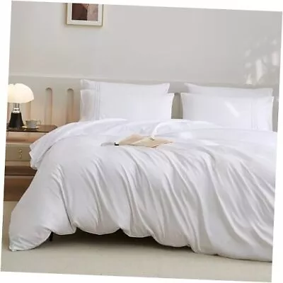  Duvet Cover Queen Size - Soft Microfiber Queen Duvet Queen(90 ×90 ) White • $33.05