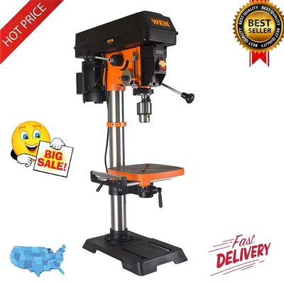 $380.90 • Buy 12-Inch Variable Speed Drill Press 3200 RPM 120 V Power Tools Adjustable Height