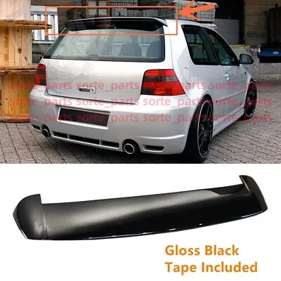 Fit For 1999-2006 Vw Golf Mk4 Gti R32 Glossy Black Rear Window Roof Spoiler Wing • $66.99