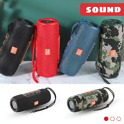TG341 NEW Portable Wireless Bluetooth Speaker Bass Subwoofer Waterproof Speakers • $58.27