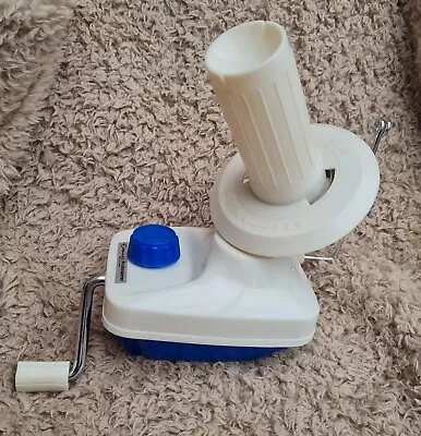 Vintage Portable Wool Winder Yarn Ball Winder With Table Clamp Metal Base • £20