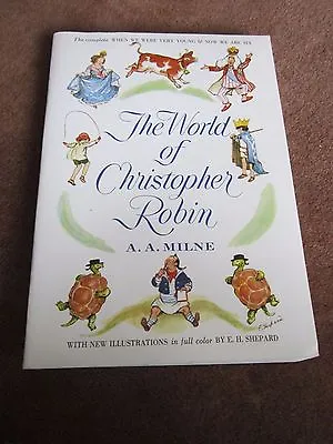 A.A. Milne Winnie The Pooh The World Of Christopher Robin PB Nice Art CLASSIC • $10.95
