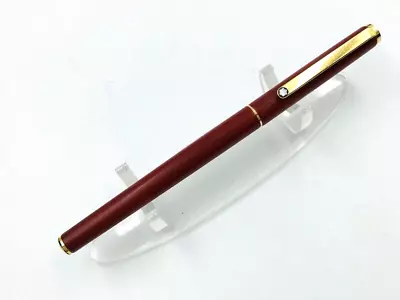 MONTBLANC Gold Plated Noblesse Fountain Pen Burgundy Red • $5.50