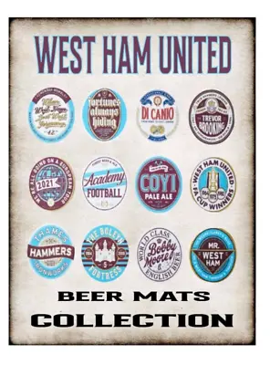 £4.99 • Buy Metal Signs West Ham Utd  Football Mancave Bar Pub  Vintage Retro Garage Shed