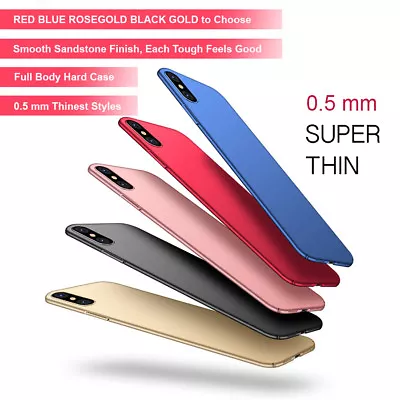 Ultra Thin Slim Fit Anti-Scratch Shockproof Hard Phone Case Cover • $6.99