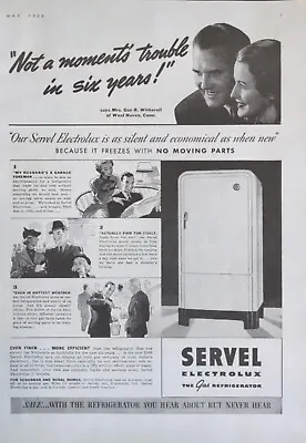 1938 Servel Electrolux Gas Refrigerator Original Vintage Print Ad • $14.99
