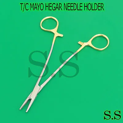 10 T/C Mayo Hegar Needle Holder 6  Serrated Dental Surgical • $64.90