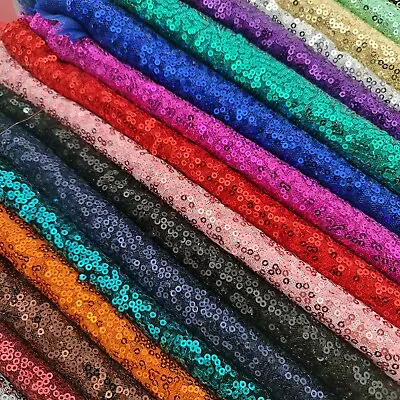 £39.99 • Buy Sequin Fabric Sparkly Shiny Bling Material Craft Dress Drape Material 58  Meter