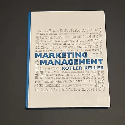 Marketing Management By Kevin Keller And Philip Kotler (2014 Hardcover) • $24.99